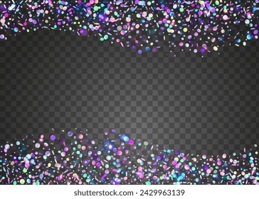 Carnaval Background. Rainbow Serpentine. Modern Design. Cristal Dust. Laser Concept. Carnival Burst. Glare Abstract Explosion. Pink 3d Effect. Purple Carnaval Background