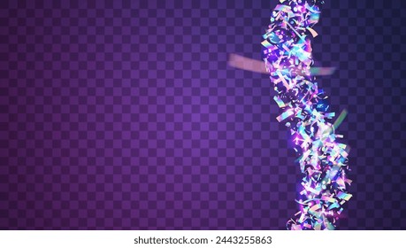 Carnaval Burst. Festive Serpentine. Laser Surprise Explosion. Carnival Background. Falling Banner. Glare Texture. Blue Happy Effect. Modern Dust. Pink Carnaval Burst