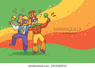 feliz carnaval fiesta photocall plantilla dibujos animados fondo vector  ilustración 9669093 Vector en Vecteezy