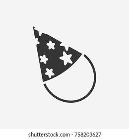 Carnaval hat icon illustration isolated vector sign symbol