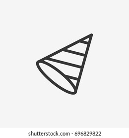 carnaval hat icons  set illustration isolated vector sign symbol