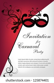 Carnaval Invitation