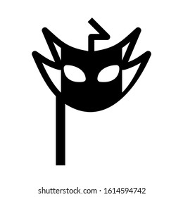 Carnaval mask icon isolated sign symbol vector illustration - high quality black style vector icons
