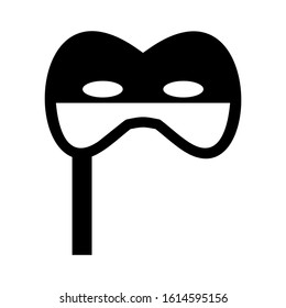 Carnaval mask icon isolated sign symbol vector illustration - high quality black style vector icons
