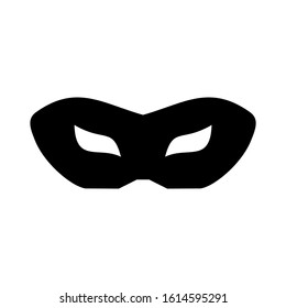 Carnaval mask icon isolated sign symbol vector illustration - high quality black style vector icons
