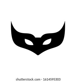 Carnaval mask icon isolated sign symbol vector illustration - high quality black style vector icons
