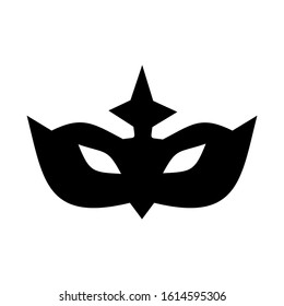Carnaval mask icon isolated sign symbol vector illustration - high quality black style vector icons
