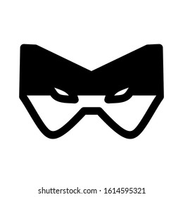 Carnaval mask icon isolated sign symbol vector illustration - high quality black style vector icons
