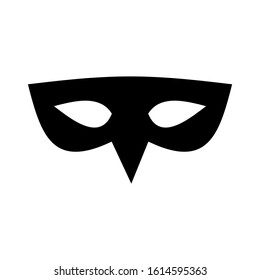 Carnaval mask icon isolated sign symbol vector illustration - high quality black style vector icons
