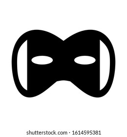 Carnaval mask icon isolated sign symbol vector illustration - high quality black style vector icons
