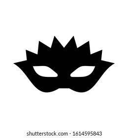 Carnaval mask icon isolated sign symbol vector illustration - high quality black style vector icons
