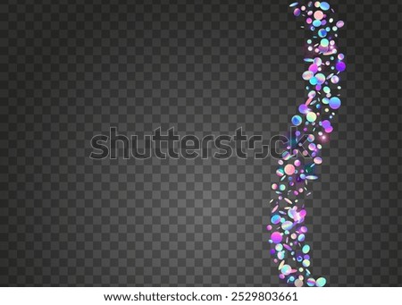 Carnaval Paper. Digital Ribbon. Iridescent Background. Carnival Burst. Glare Texture. Pink Disco Glitter. Cristal Banner. Laser Colourful Cristals. Purple Carnaval Paper