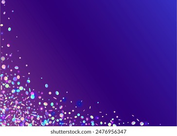 Carnaval Sparkle. Happy Abstract Illustration. Falling Banner. Purple Glare Tinsel. Party Background. Digital Design. Laser Texture. Holographic Effect. Pink Carnaval Sparkle