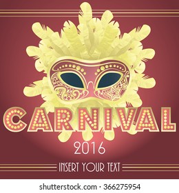 CARNIVAL 2016. Changeable design inspired by Venetian carnival