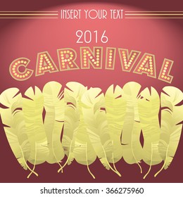 CARNIVAL 2016. Changeable design inspired by Venetian carnival