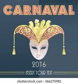 CARNIVAL 2016. Changeable design inspired by Venetian carnival