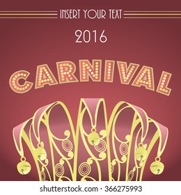 CARNIVAL 2016. Changeable design inspired by Venetian carnival