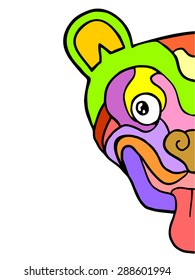 carnival art mask