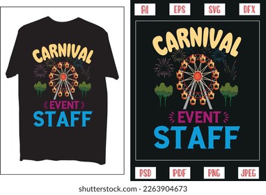 Carnival and Baby Funny T Shirt Design