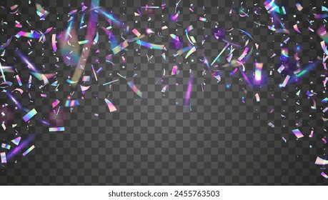 Carnival Background. Abstract Paper. Digital Poster. Art Iridescent Illustration. Laser Element. Party Glitter. Celebrate Confetti. Blue Glare Effect. Pink Carnival Background