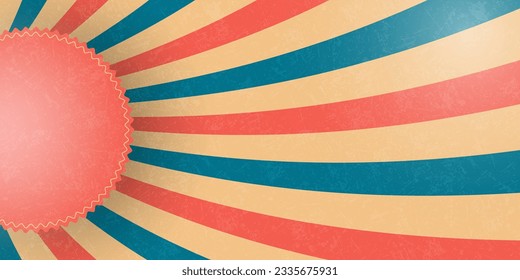 Carnival background. Abstract rays background. Vector background.