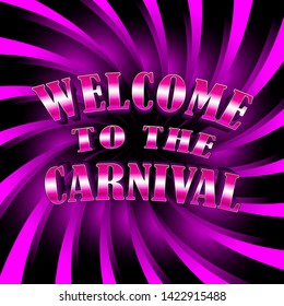 Carnival background, banner, template, brochure, flyer for your happiness moment