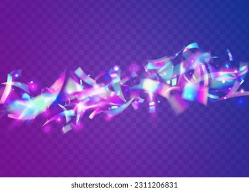 Carnival Background. Blue Shiny Glitter. Cristal Effect. Retro Prismatic Gradient. Glitter Art. Blur Flyer. Luxury Foil. Glitch Glare. Violet Carnival Background