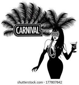 Carnival background. EPS 10 vector, grouped for easy editing. No open shapes or paths.