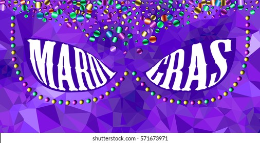 Carnival background. Mardi Gras.