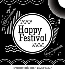 Carnival Backgrounds. Patterns for Placards, Posters, Flyers and Banner Designs. with Modern black background