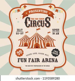 Carnival Banner. Circus. Fun Fair