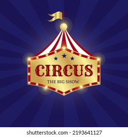 Carnival banner. Circus. Fun fair