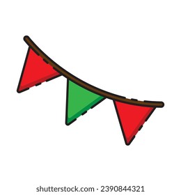 carnival banner icon vector template illustration logo design