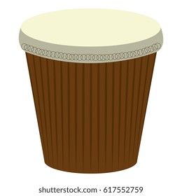 carnival bongo isolated icon