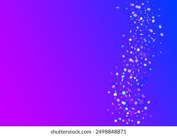 Carnival Burst. Blue Disco Sparkle. Laser Pattern. Modern Poster. Iridescent Effect. Holographic Serpentine. Digital Ribbon. Happy Abstract Explosion. Purple Carnival Burst