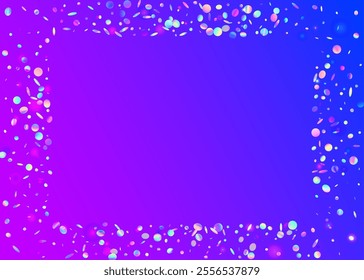 Carnival Burst. Digital Banner. Cristal Design. Carnaval Confetti. Happy Concept. Rainbow Paper. Blue Glare Effect. 3d Surprise Cristals. Pink Carnival Burst