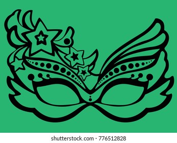 Carnival cartoon mask