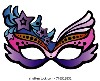 Carnival cartoon mask