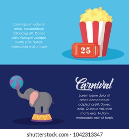 Carnival circus design 