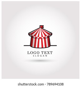 Carnival & Circus Logo. Symbol & Icon Vector Template.