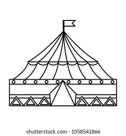 carnival circus tent flag striped image