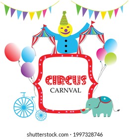 Carnival circus vector design Illustration