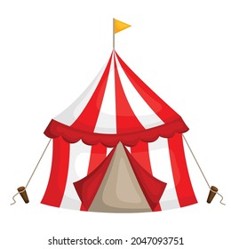 carnival circus vector set illustration