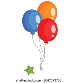 carnival circus vector set illustration