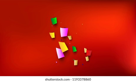 Carnival Confetti Background. 
Holiday Decoration Isolated Elements on Background. Many Falling Carnival Confetti for Your Design. Carnival Vector Illustration. Invitation Card, Poster, Flyer.

