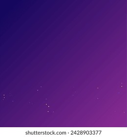 Carnival Confetti. Colorful Anniversary Banner on Purple Backdrop. Sylvester Design. Rainbow Birthday Poster. Carnaval Party Background. Isolated Masquerade Border with Falling Round Dots.