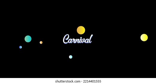 Carnival Confetti Explosion Vector Background. Birthday, New Year, Christmas Party Confetti Rain Shower. Colorful Circles, Bubbles, Shine Decoration. Falling Color Tinsel, Fiesta Celebration Design.