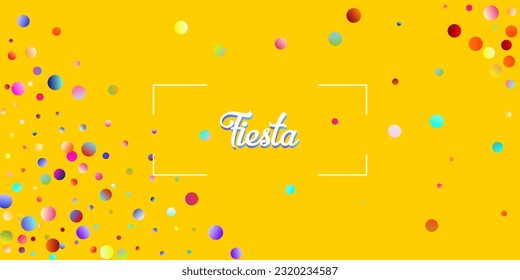 Carnival Confetti Explosion Vector Background. Colorful Circles, Bubbles, Glitter Decoration. Birthday, New Year, Christmas Party Confetti Rain Shower. Falling Color Tinsel, Fiesta Celebration Design.