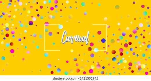 Fondo vectorial de la explosión del Confetti del Carnaval. Cumpleaños, Año Nuevo, fiesta de Navidad, ducha de lluvia Confetti. Círculos Coloridos, Burbujas, Decoración De Bokeh. Tinsel color de caída, diseño de celebración de Fiesta.