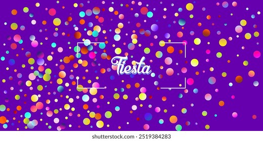 Fondo de Vector de explosión de confeti de carnaval. Cumpleaños, Año Nuevo, Fiesta de Navidad Confeti Lluvia Ducha. Círculos coloridos, burbujas, decoración Bokeh. Tinsel de color que cae, diseño de la celebración de la fiesta.